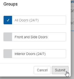 Select an Access Group